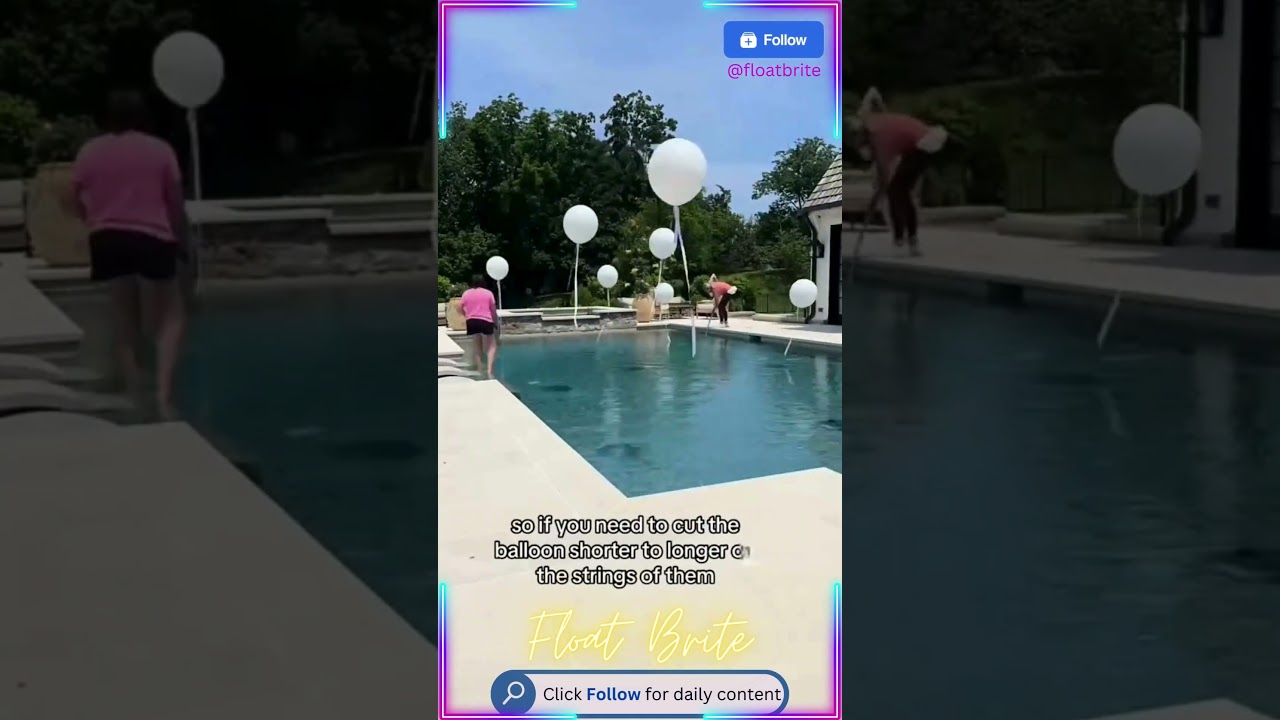 Elevate Your Pool Party: How Helium Balloons Can Make a Big Splash in Your Decor!