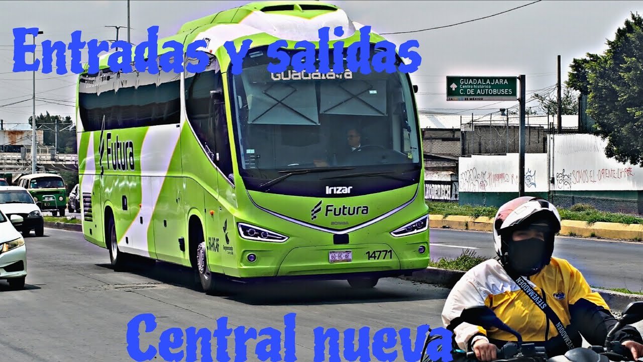 Entradas y salidas de la central nueva de Guadalajara