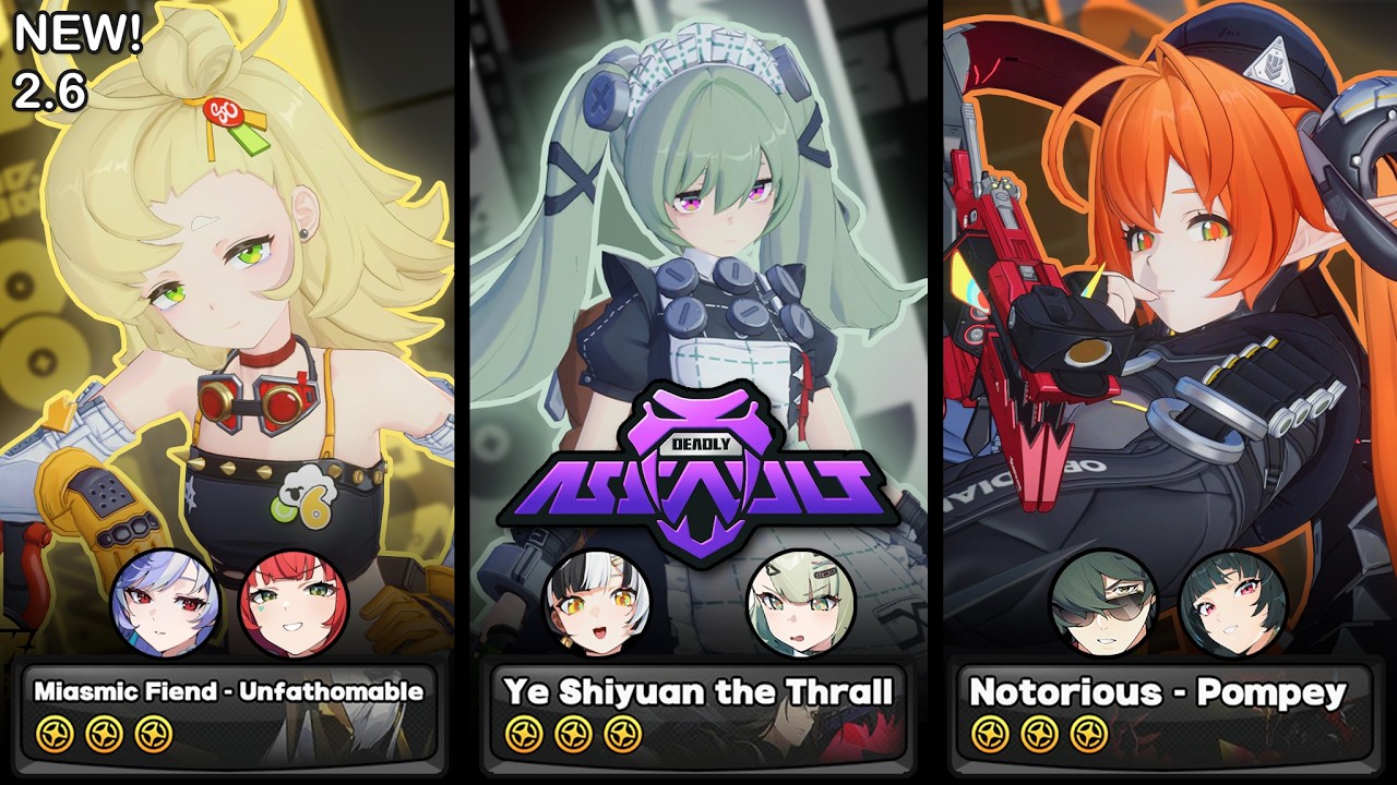 NEW Deadly Assault / Piper Abloom, Corin Mono Physical, Orphie Hypercarry / Zenless Zone Zero 2.6