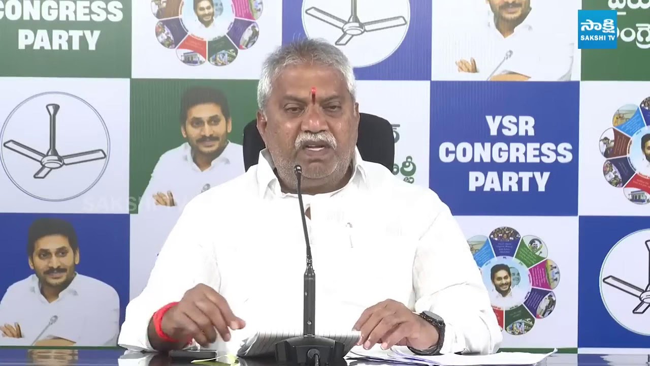LIVE : YSRCP Malladi Vishnu Press Meet | Tadepalli
