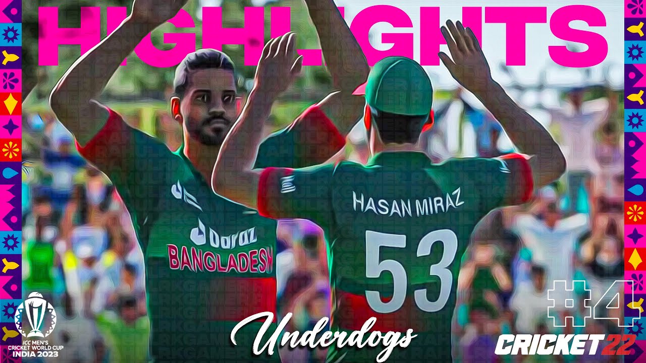 India vs Bangladesh - World Cup 2023 Cricket 22 Stream Highlights