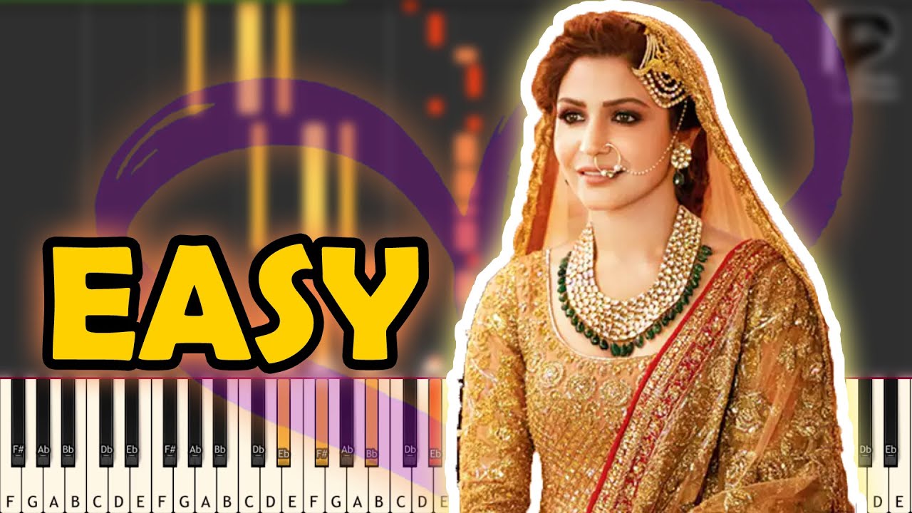 Channa Mereya - Ae Dil Hai Mushkil (2016) - EASY Piano Tutorial - Sheet/MIDI
