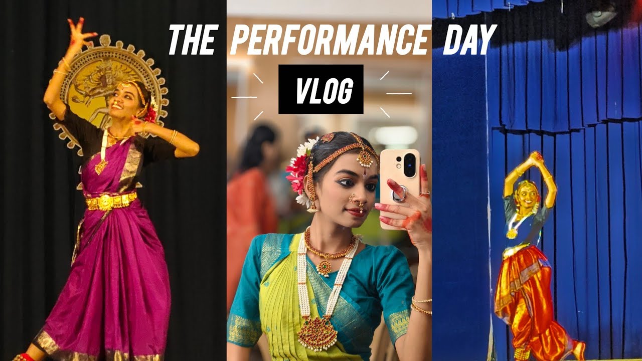 The Bharatnatyam Show Day | Vlog✨