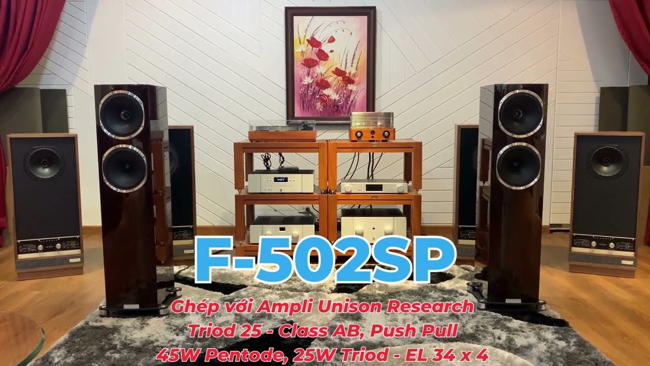 AnhDuyAudio |LOA FYNE AUDIO F502SP GHÉP VỚI TRIOD 25