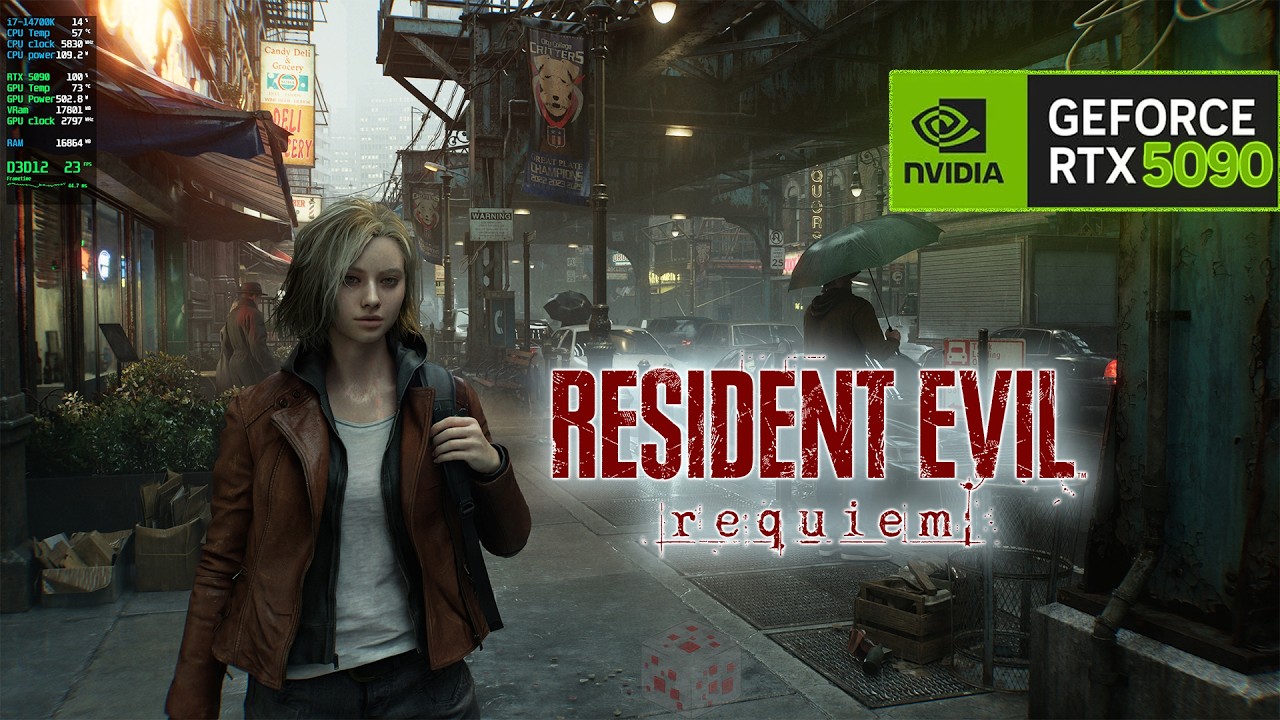Resident Evil Requiem | RTX 5090 | i7-14700K | 4K / 1440p Ultra Settings DLAA/DLSS4