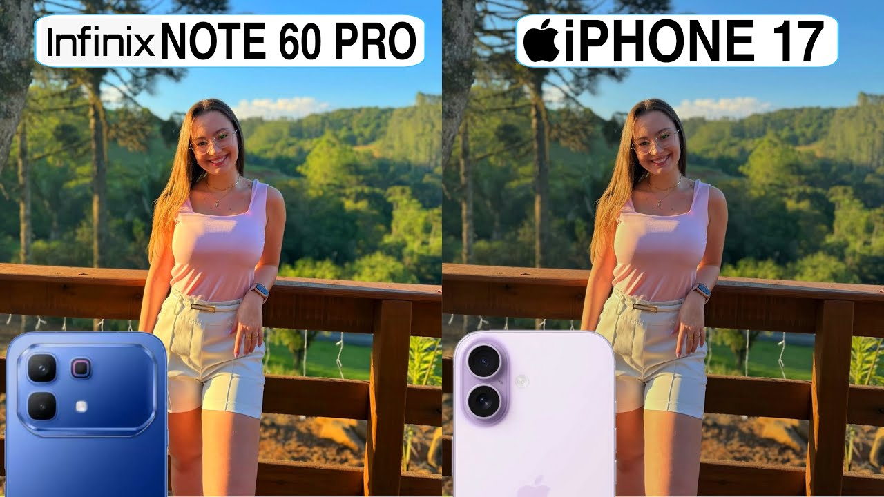 Сравнение камер Infinix Note 60 Pro и iPhone 17: тест-драйв