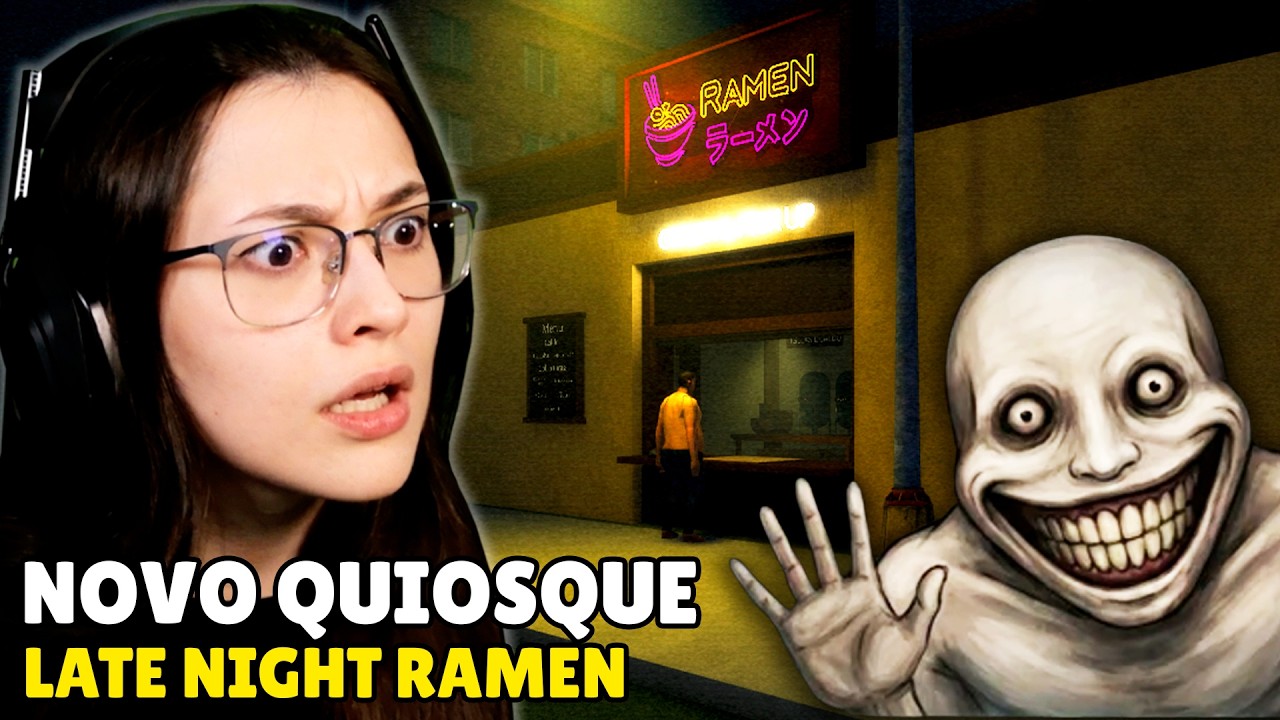 FUJA DAS ANOMALIAS NESSE QUIOSQUE DE LAMEN!! | LATE NIGHT RAMEN - ROBLOX