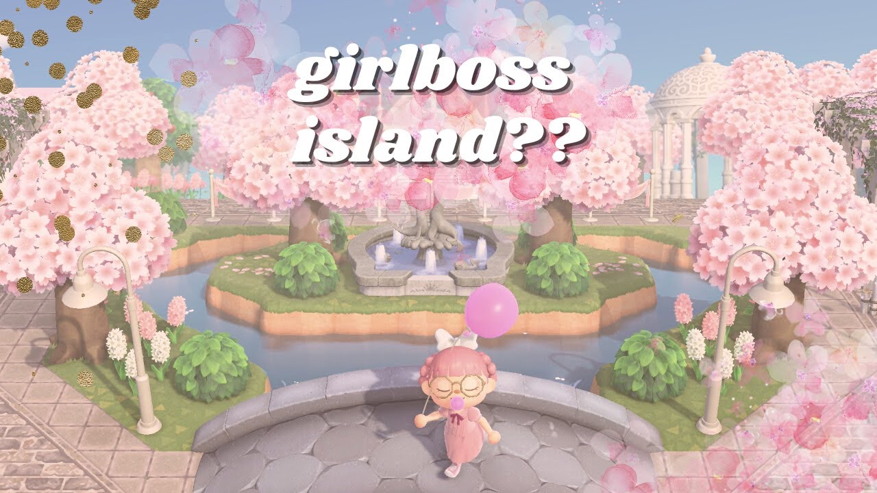 Я так хочу жить в этом розовом элегантном городе-острове! 🌸 Animal Crossing: New Horizons da Tour