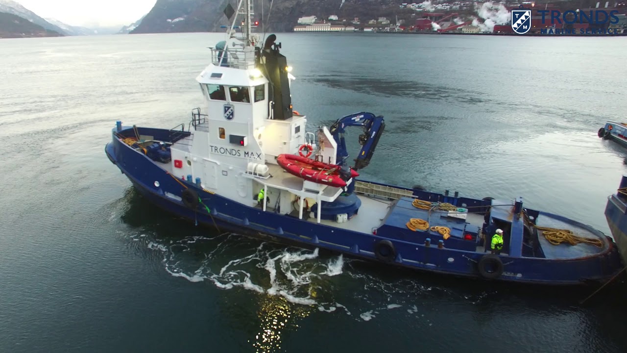 Tronds Marine Service - Barge- & anchorhandling Sørfjorden/Odda