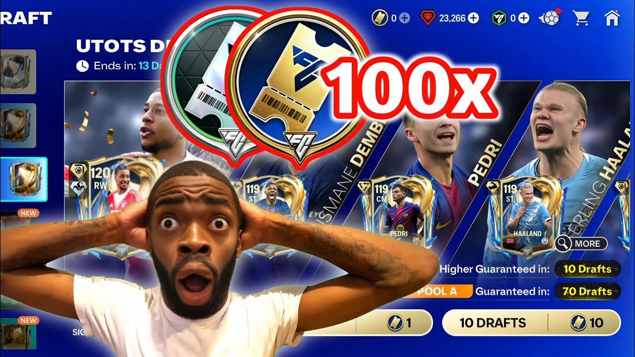 EA FC MOBILE 26 &bull; I Opened New 100x Draft Voucher Pack 💥!! #fcmobile #fifamobile 