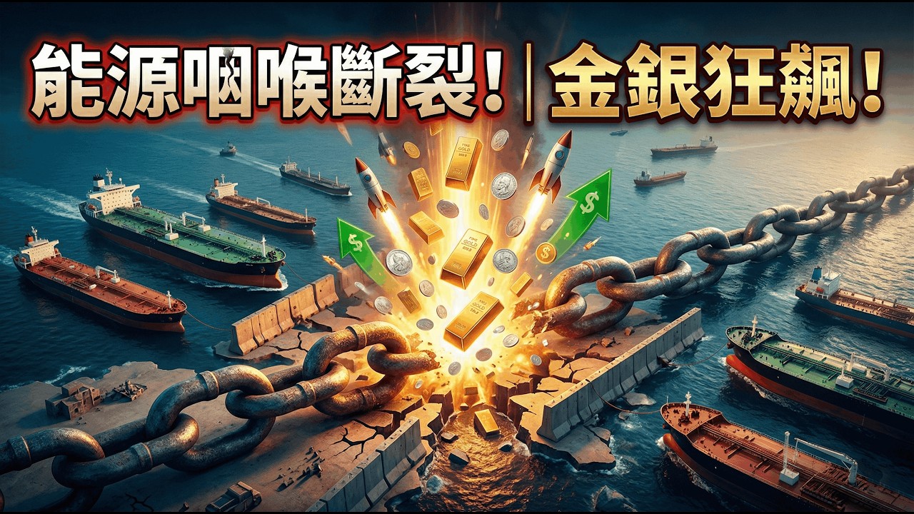 能源咽喉斷裂！霍爾木茲海峽封鎖引發金銀暴漲，財富先行者的預言#中東局勢。 #石油危機 #貴金屬 #資產配置 #市場趨勢
