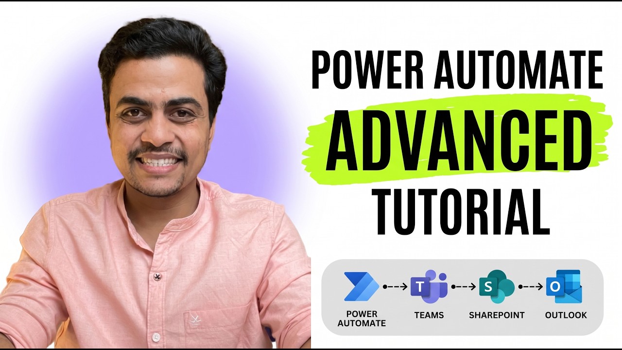 Power Automate Advanced Tutorial: Variables, Error Handling, Child Flows & Approval Workflows
