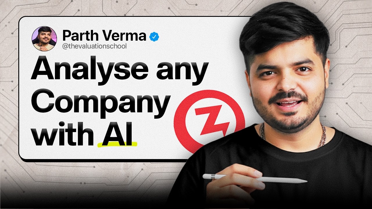 How to Analyse a Company Using AI | Zaggle Case Study | The Valuation School