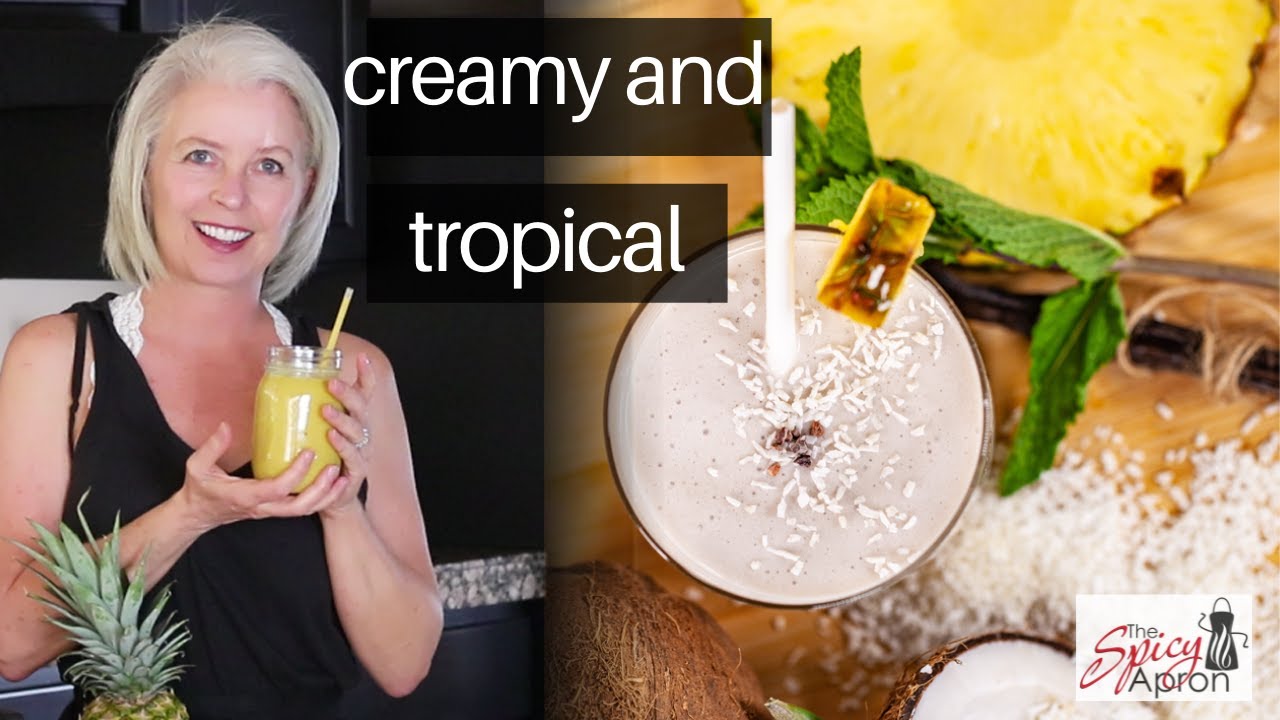 Anti Inflammatory Smoothie | Tropical and Creamy
