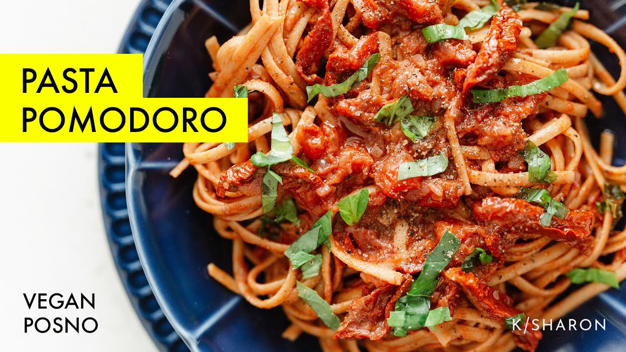 PASTA POMODORO: Veganska testenina sa paradajz sosom spremna za 20 minuta - POSNO