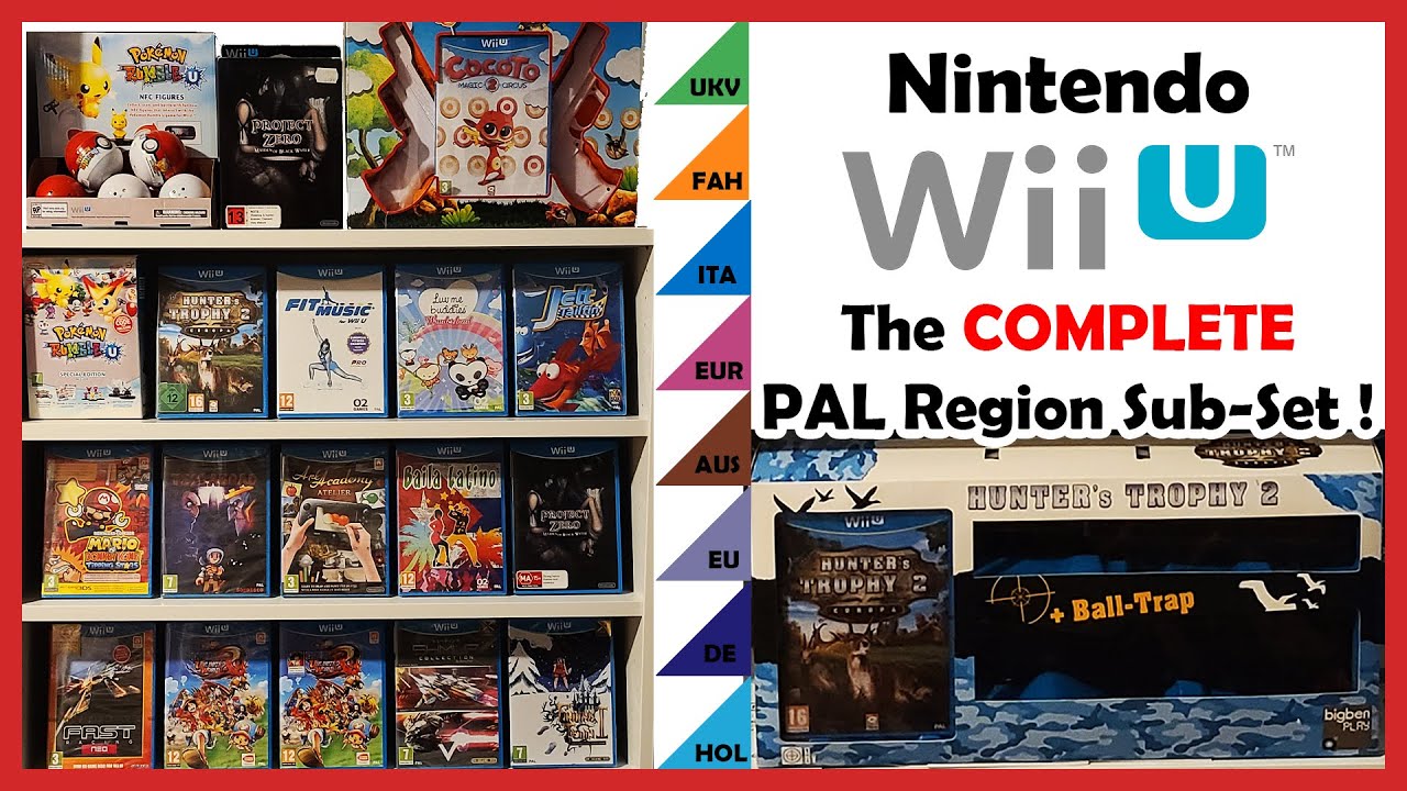 Nintendo Wii U -- The COMPLETE PAL Region Sub-Set! All the Games NTSC-U MISSED OUT ON!