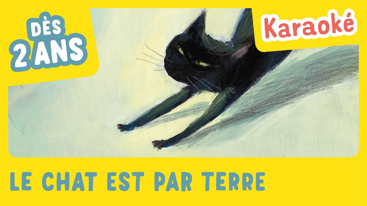 Le chat est par terre music en KARAOKÉ - Mon imagier des amusettes 2 - Gallimard Jeunesse