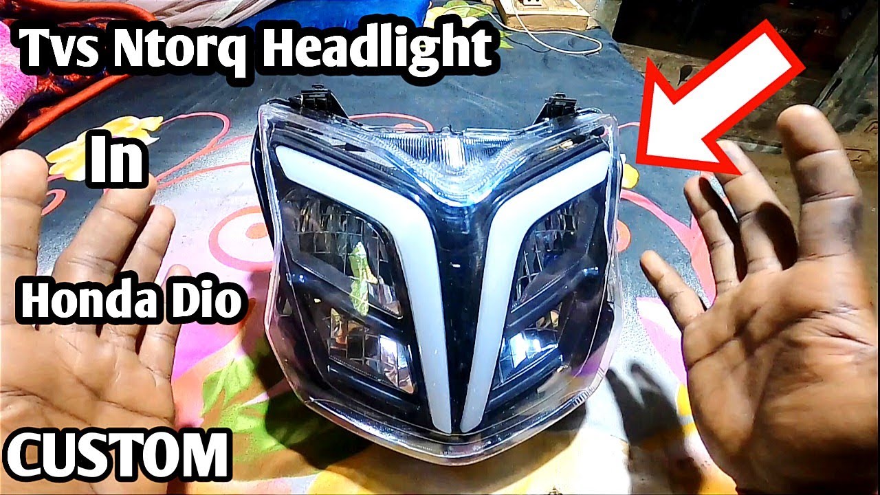 Honda Dio Headlight Customize #diomodified#bk02