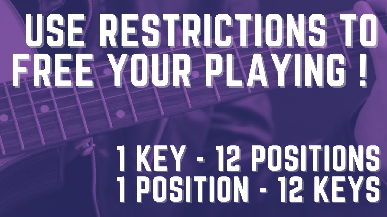 Guitar lesson: RESTRICTION EXERCISES #1 - Position Playing