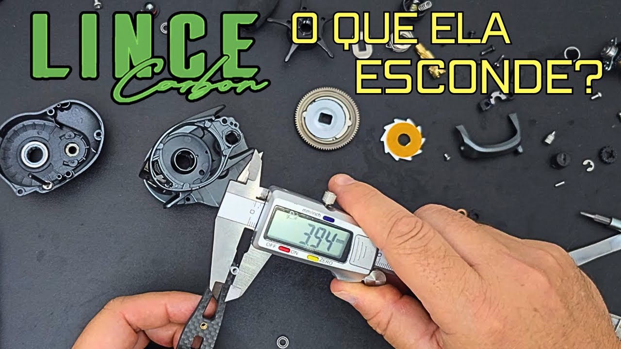 Carretilha Lince Carbon é boa? 