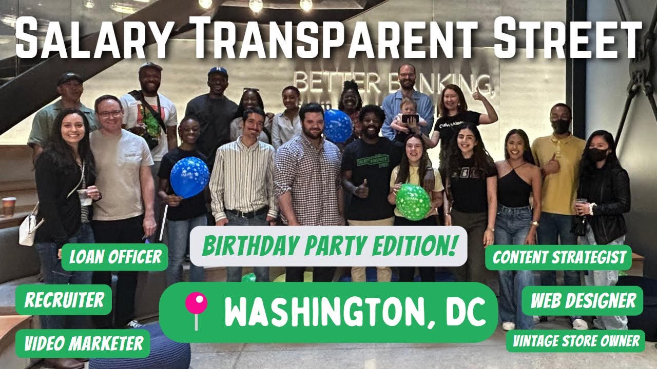 We asked our community how much they make! Washington, DC📍Salary Transparent Street ™️