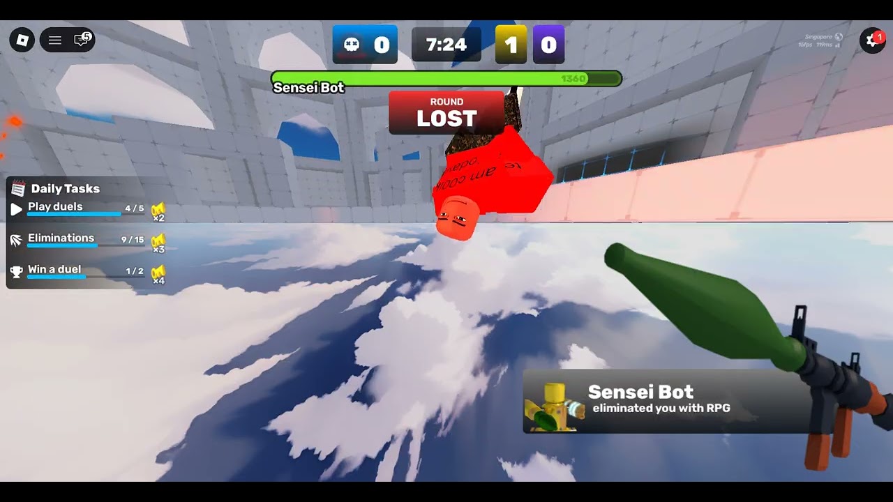I LAGGED LAST SEC