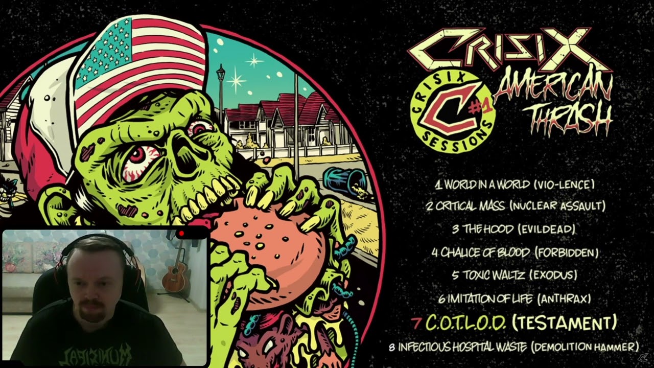 CRISIX & TESTAMENT - C.O.T.L.O.D. Cover VS Original