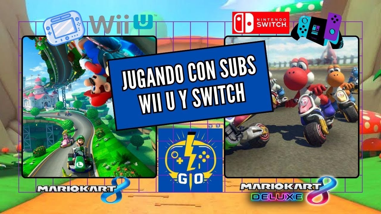 Switch X Wii u  Mario Kart 8 Deluxe ⚔ ✨  Mario Kart 8 wII U  Online 💥 ✨Jugando con Subs ⏰ Online