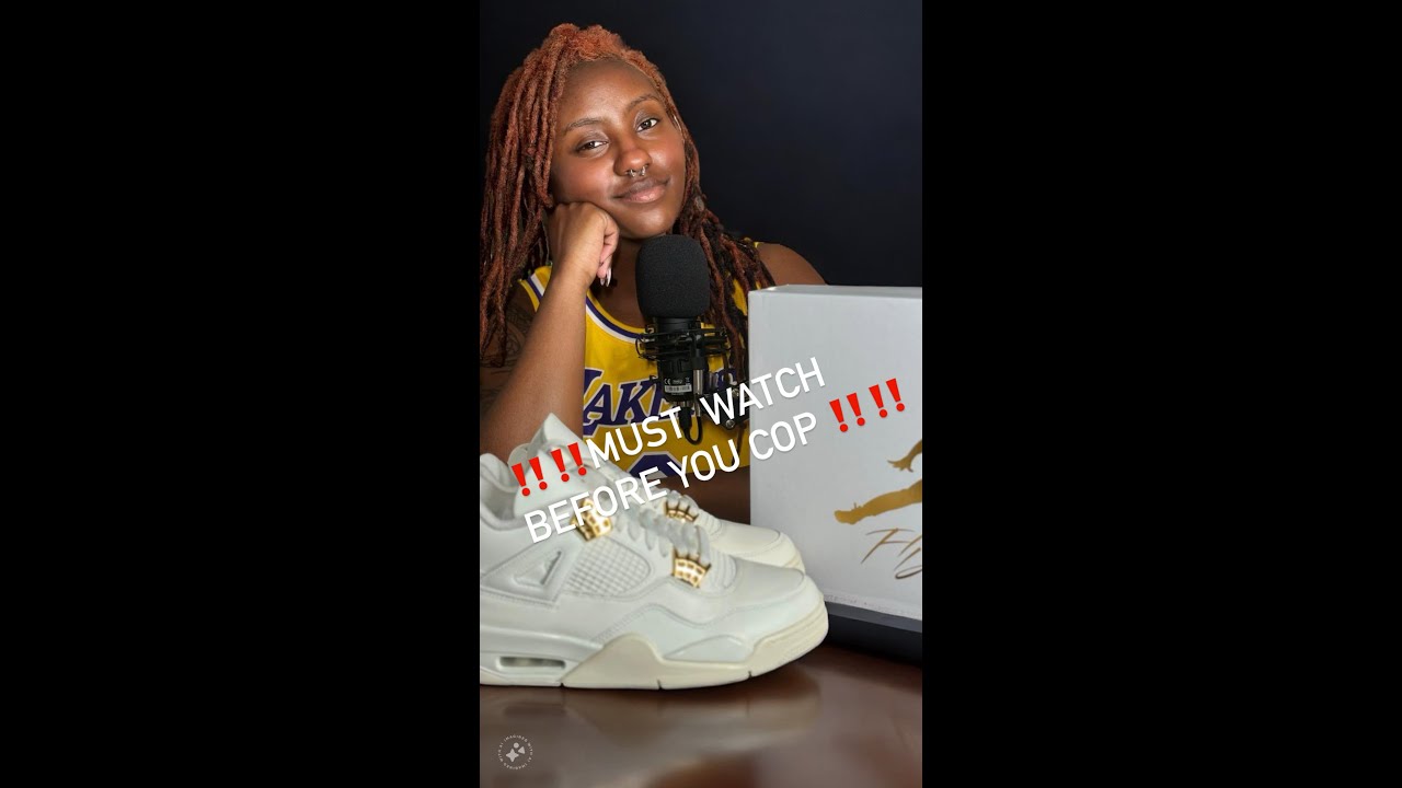 JORDAN 4 METALLIC GOLD WATCH BEFORE YOU COP !!!! #complexkicks #sneakerheads #jordan4 #fyp