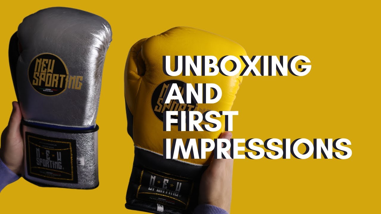 Unboxing New Sporting Boxing Gloves
