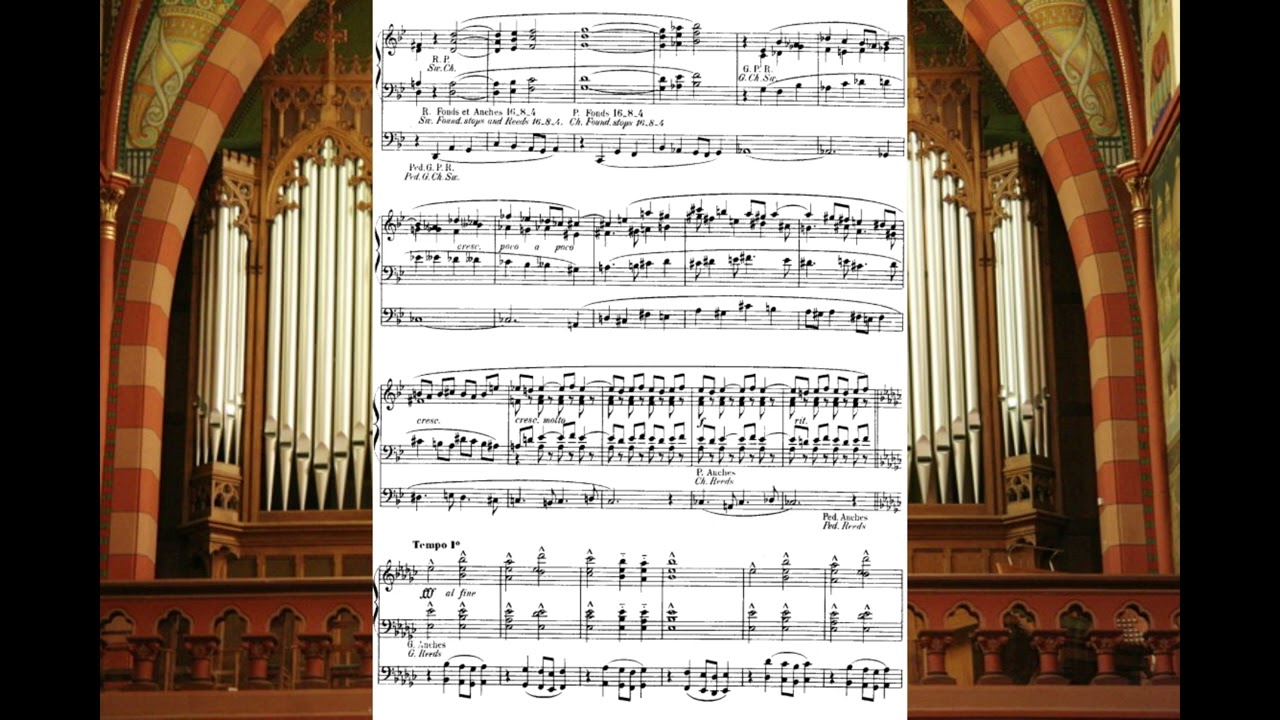 Louis Vierne - Sur le Rhin (Pièces de Fantaisie op.54) - Dudelange organ (Hauptwerk)
