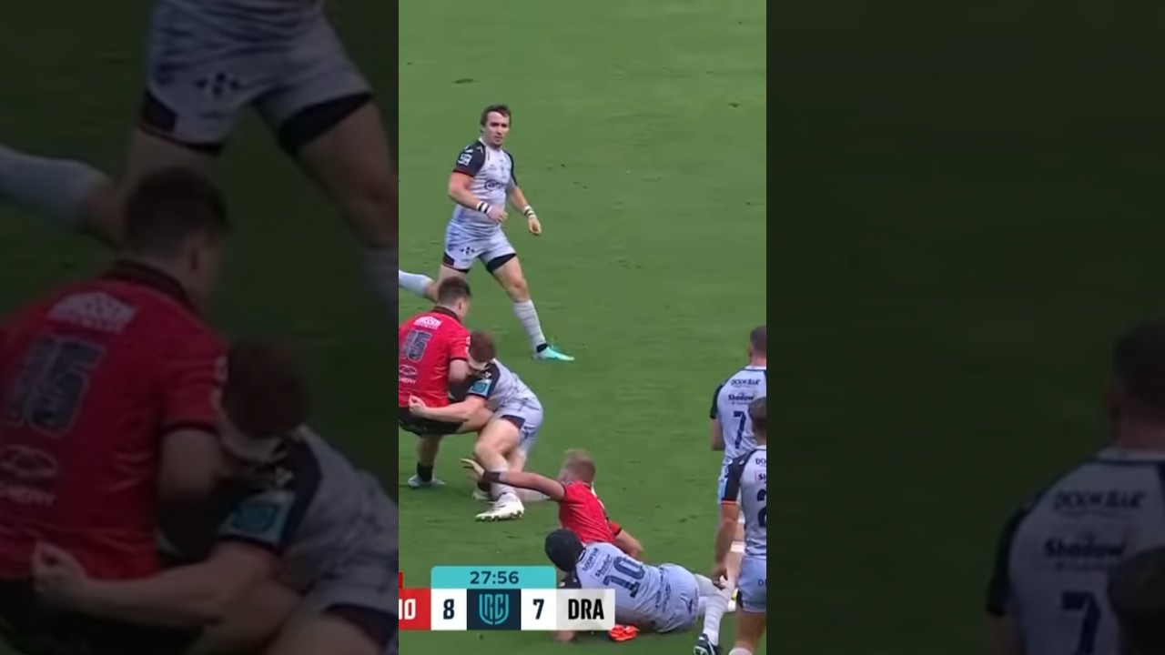 Dragons are no match for Quan Horn🦁🪨 | #rugby #rugbyfans #lionsrugby #quanhorn