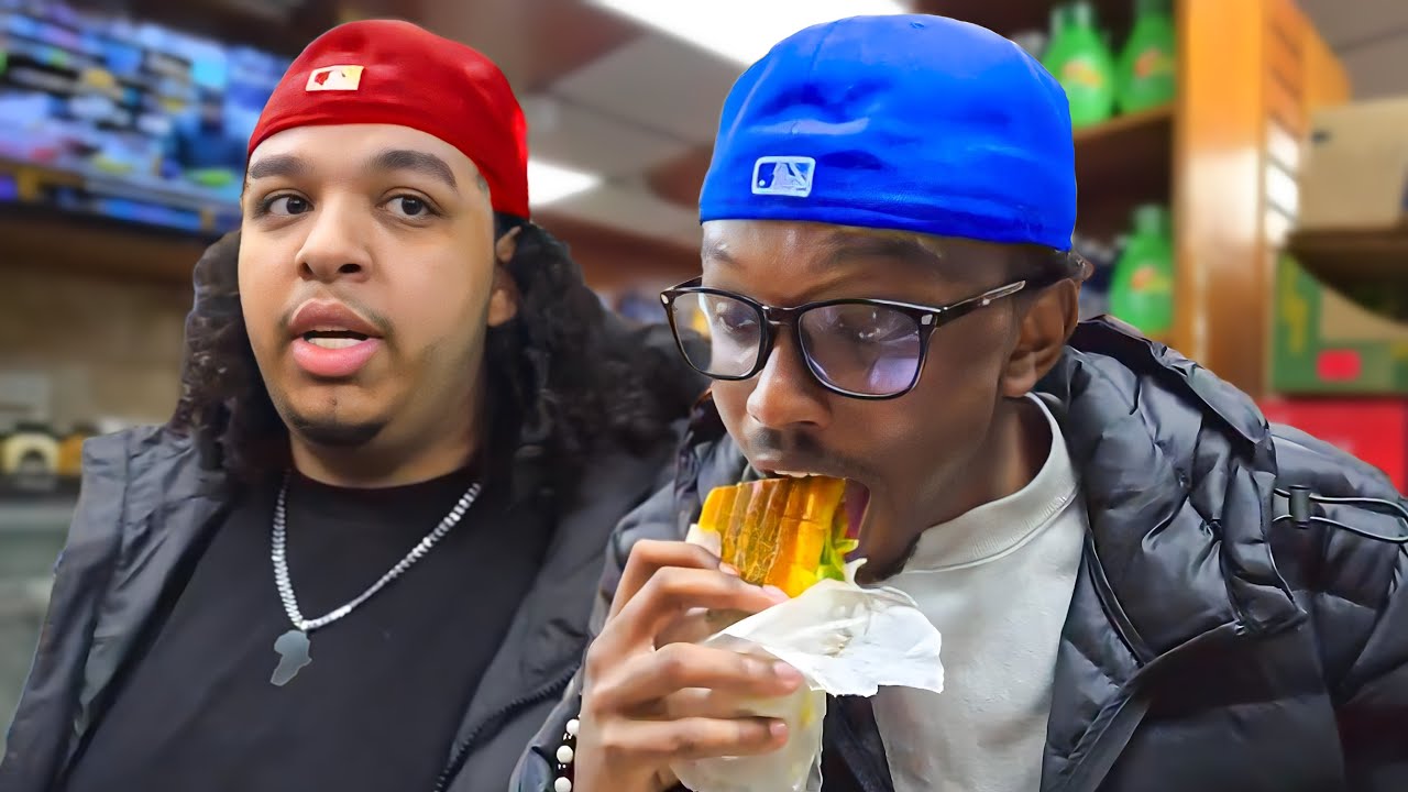 Trying Chopped Cheese for FIRST TIME.. ft ShamNYC