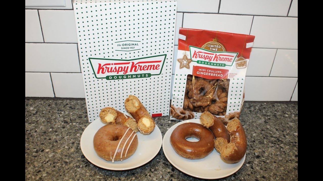 Krispy Kreme: Gingerbread Glazed, Gingerbread Filled Cheesecake, Gingerbread Mini Crullers