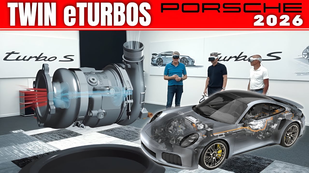 Turbochargers and Drivetrain of the New 2026 Porsche 911 Turbo S