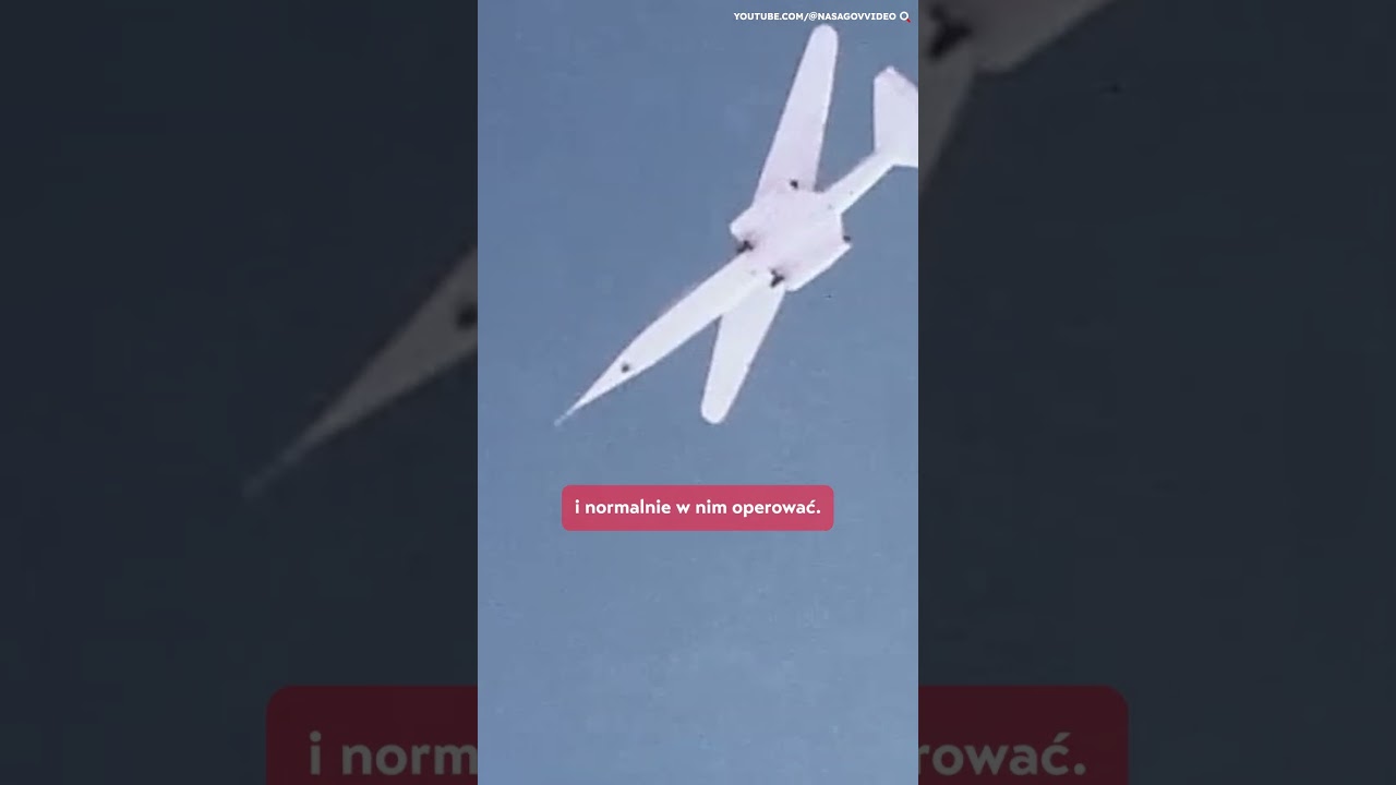 NASA AD 1 - samolot w kształcie nożyczek. Jakim cudem latał? #technologia #samoloty #nasa