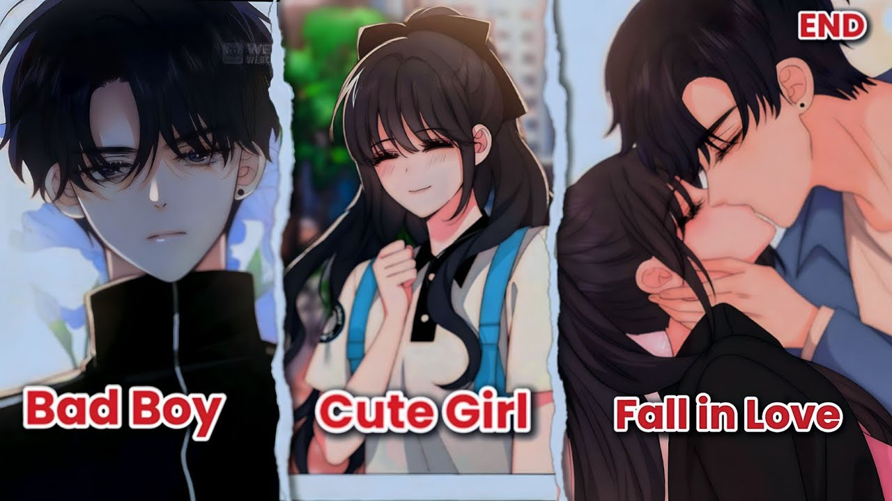 Bad Boy And Cute Girl Love Story Manhwa Explained In Hindi 💗 | Manhua In Hindi END 🚫