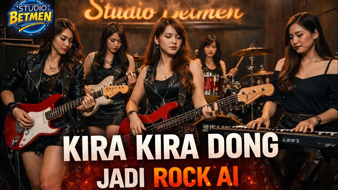 KIRA KIRA DONG – Cover Rock Versi AI | Studio Betmen (Auto Merinding!)