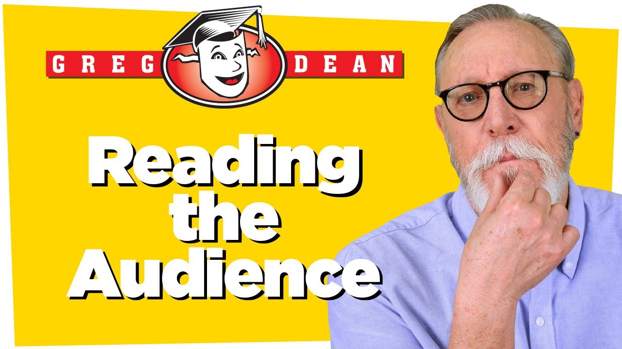 🎤Reading Audience Response - How to Become a Comedian - Greg Dean Stand-Up Comedy Classes Tips