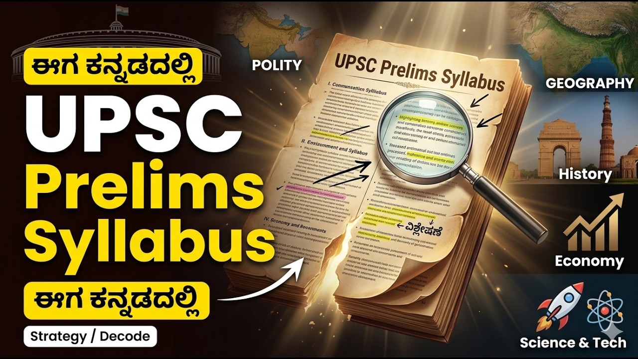 UPSC Prelims Syllabus Decoded in Kannada | UPSC MindGame