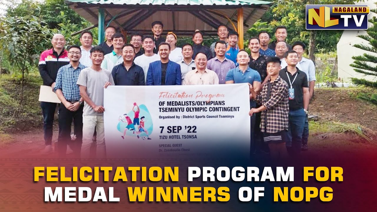 DSC TSEMINYU HOLDS FELICITATION PROG FOR MEDAL WINNERS/ OLYMPIANS OF NOPG