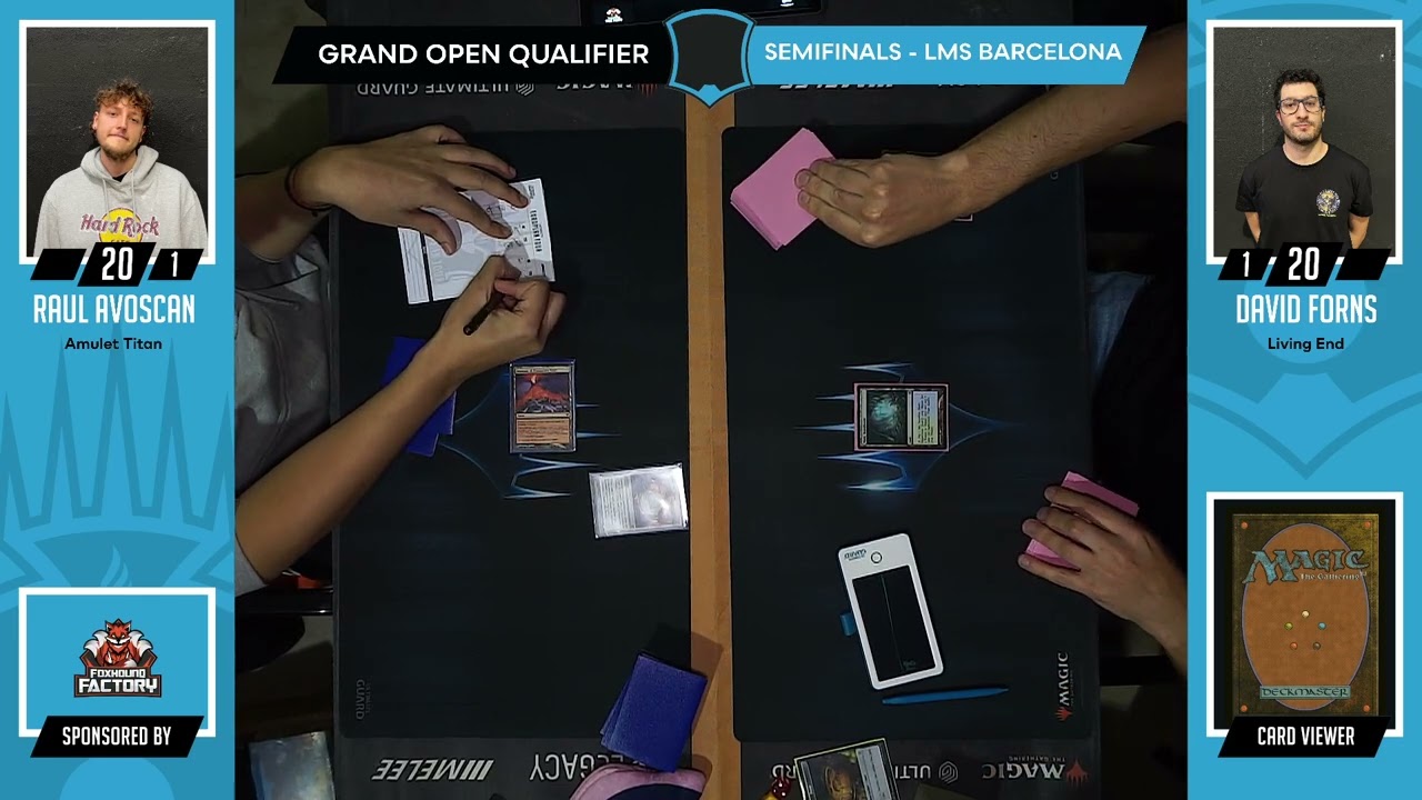 [MTG Modern]  [Dec. 09, 2023 ] LMS Barcelona SemiFinal Amulet Titan vs. Living End