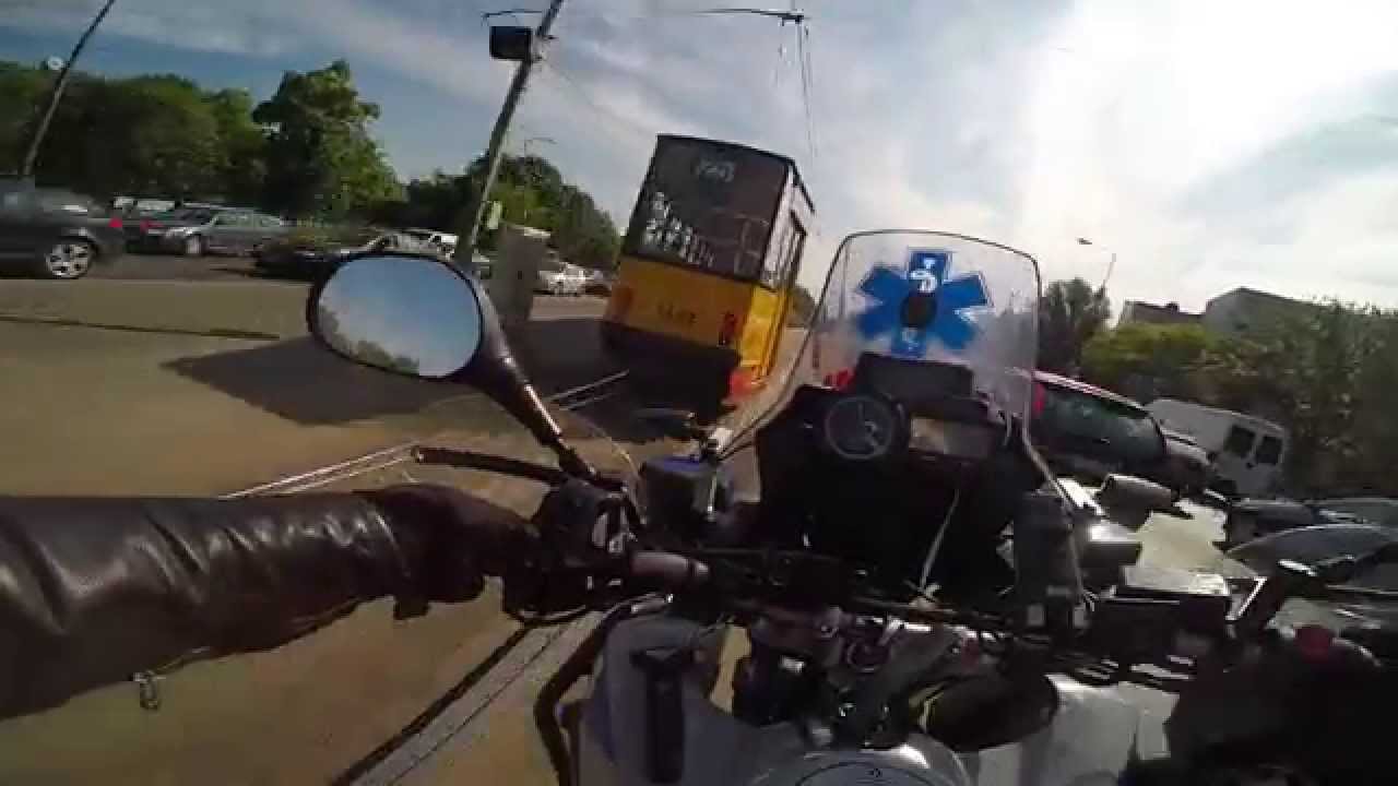 MotoAmbulans 110615 - CITO Dojazd w porannym szczycie do RCKiK