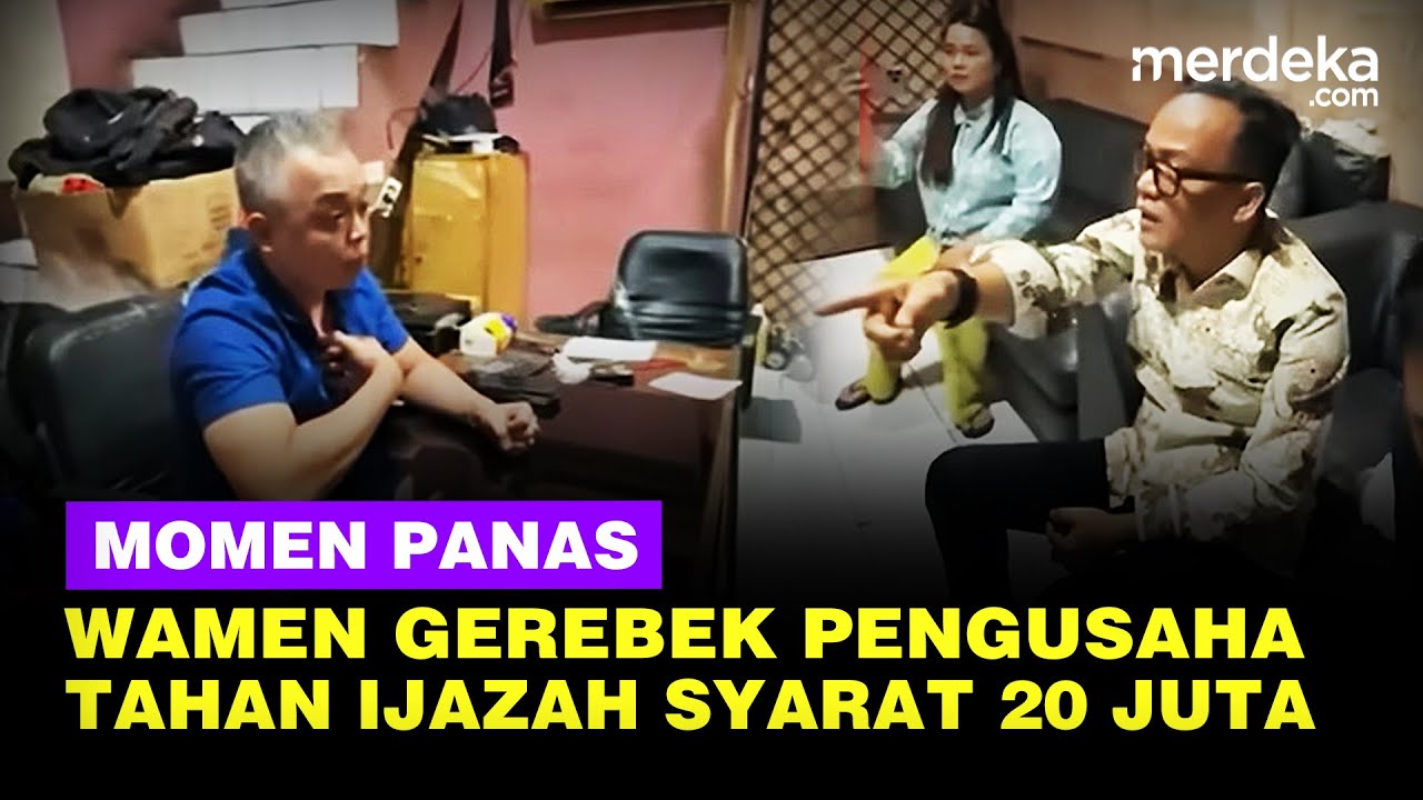Debat Panas! Wamen Prabowo Gerebek Pengusaha Tahan Ijazah, Mau Ambil Bayar Rp20 Juta