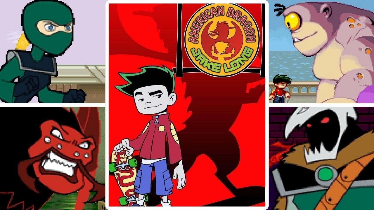 American Dragon Jake Long - ALL BOSSES + Ending (GBA)
