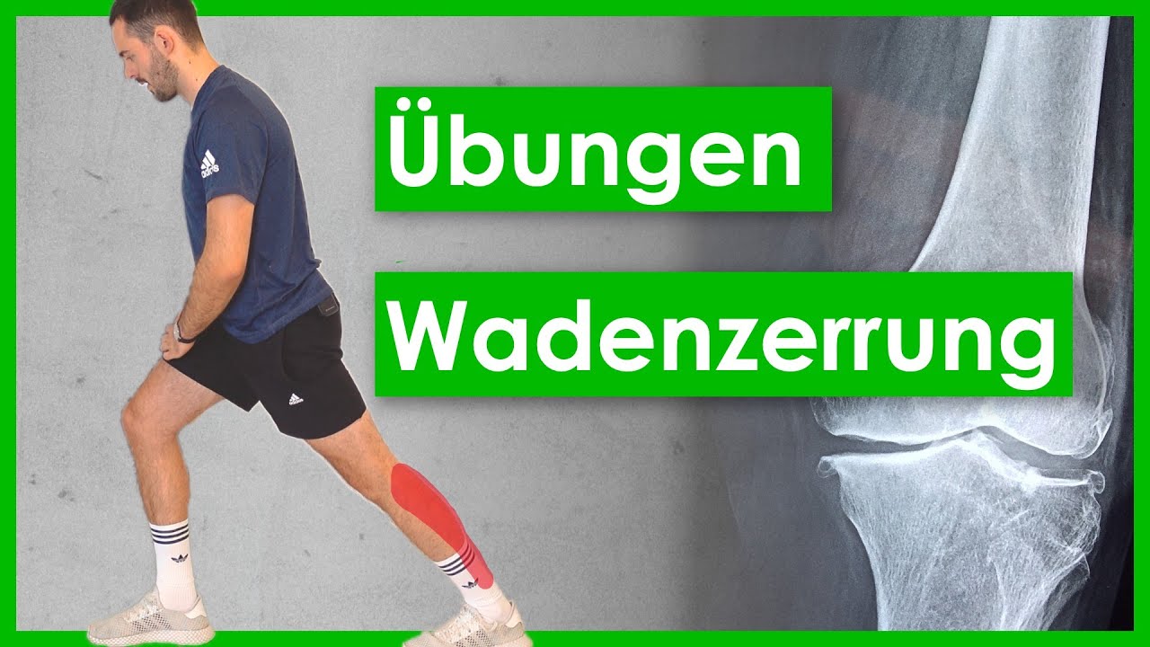 Wadenzerrung🦵Muskelfaserriss &Uuml;bungen⎮Reha-Programm