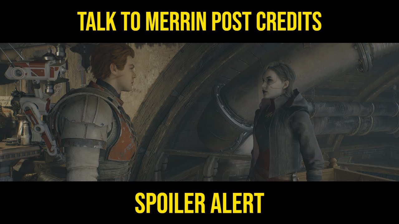 Cal asks Merrin about their relationship Post-Credits - STAR WARS Jedi: Survivor