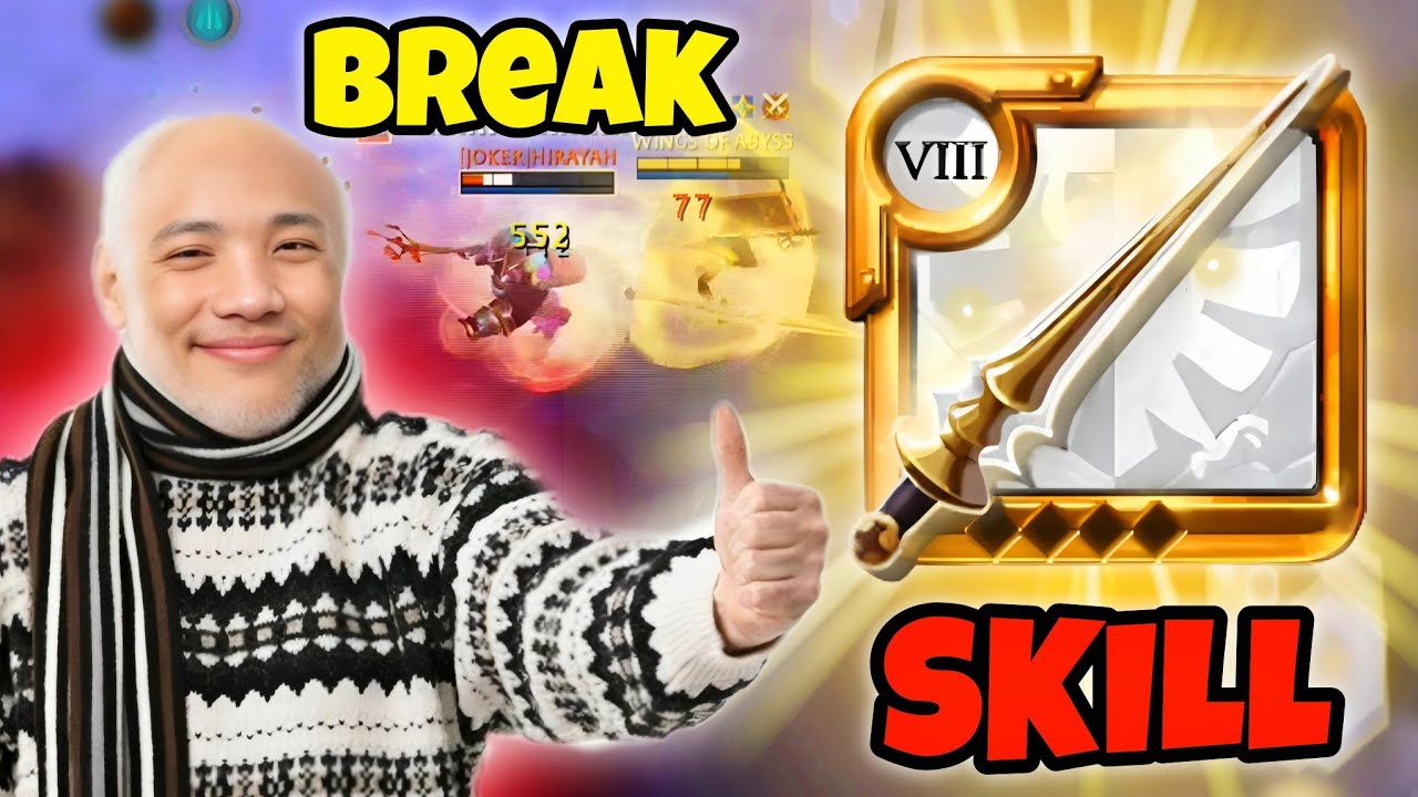 Best Build DAYBREAKER 🔥 Solo Black Zone PvP -Albion Online Mobile