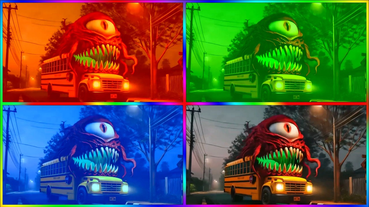🚌MEGA SCHOOL BUS EATER🎶CoffinDance Song #117