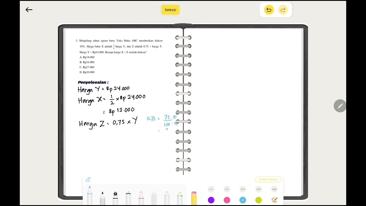 Pembahasan Soal TKA SD mata pelajaran Matematika